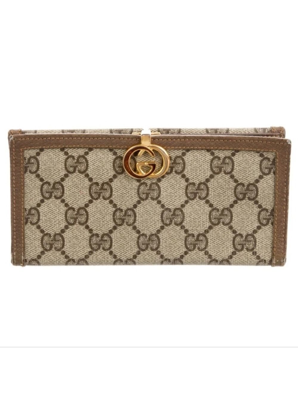 Gucci Vintage GG Continental Wallet